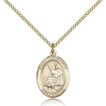 St. John Licci Medal, Gold Filled, Medium - Gold-tone