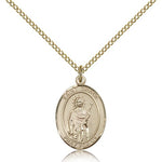 St. Grace Medal, Gold Filled, Medium - Gold-tone