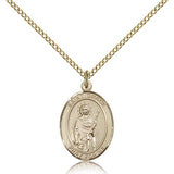 St. Grace Medal, Gold Filled, Medium - Gold-tone