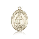 St. Theodore Guerin Medal, 14 Karat Gold, Large - 14 KT Yellow Gold
