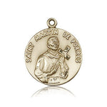 St. Martin De Porres Medal, 14 Karat Gold - 14 KT Yellow Gold