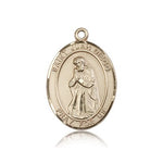 St. Juan Diego Medal, 14 Karat Gold, Large - 14 KT Yellow Gold
