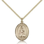 St. Rachel Medal, Gold Filled, Medium - Gold-tone