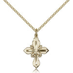 Cross Pendant, Gold Filled - Gold-tone