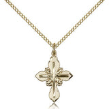 Cross Pendant, Gold Filled - Gold-tone