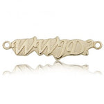 What Would Jesus Do (WWJD) Medal, 14 Karat Gold - 14 KT Yellow Gold