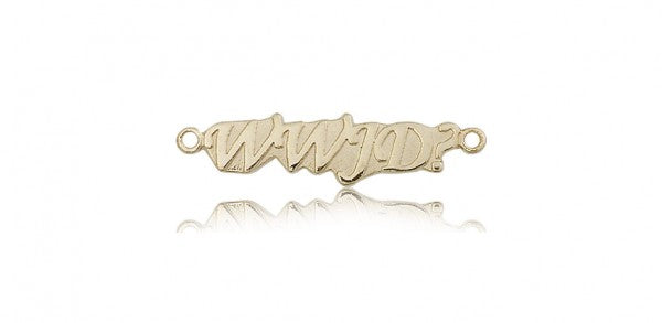 What Would Jesus Do (WWJD) Medal, 14 Karat Gold - 14 KT Yellow Gold