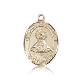 Our Lady of San Juan Medal, 14 Karat Gold, Large - 14 KT Yellow Gold