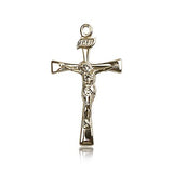 Maltese Crucifix Pendant, 14 Karat Gold - 14 KT Yellow Gold