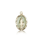 Miraculous Medal, 14 Karat Gold - 14 KT Yellow Gold