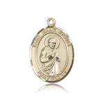 St. Isaac Jogues Medal, 14 Karat Gold, Large - 14 KT Yellow Gold