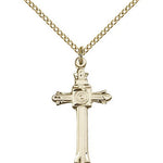 Cross Pendant, Gold Filled - Gold-tone
