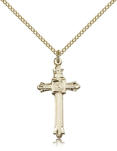 Cross Pendant, Gold Filled - Gold-tone