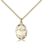 Baptism Medal, Gold Filled - Gold-tone