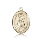 St. Lillian Medal, 14 Karat Gold, Large - 14 KT Yellow Gold