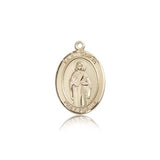 St. Odilia Medal, 14 Karat Gold, Medium - 14 KT Yellow Gold