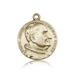 St. Pope John Xxii Medal, 14 Karat Gold - 14 KT Yellow Gold