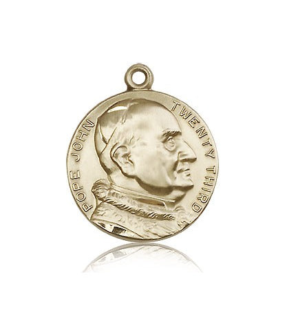 St. Pope John Xxii Medal, 14 Karat Gold - 14 KT Yellow Gold