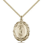 Our Lady of Guadalupe Medal, Gold Filled - Gold-tone