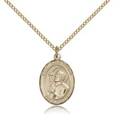 St. Rene Goupil Medal, Gold Filled, Medium - Gold-tone