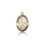 St. Theresa Medal, 14 Karat Gold - 14 KT Yellow Gold