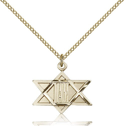 I Am Star Medal, Gold Filled - Gold-tone