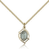 Miraculous Medal, Gold Filled - Gold-tone
