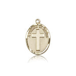 A Friend In Jesus Medal, 14 Karat Gold - 14 KT Yellow Gold