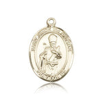 St. Simon Medal, 14 Karat Gold, Large - 14 KT Yellow Gold