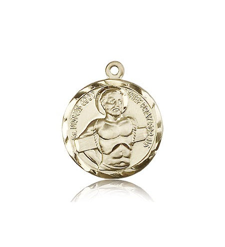Dismas Medal, 14 Karat Gold - 14 KT Yellow Gold