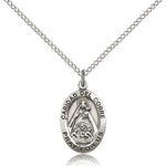Caridad Del Cobre Medal, Sterling Silver - Sterling Silver