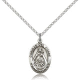 Caridad Del Cobre Medal, Sterling Silver - Sterling Silver