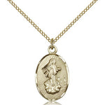 Our Lady of Medugorje Medal, Gold Filled - Gold-tone