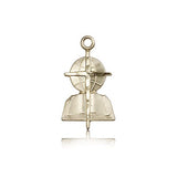 Southern Baptist Medal, 14 Karat Gold - 14 KT Yellow Gold