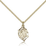 Guardian Angel Medal, Gold Filled - Gold-tone