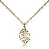 Guardian Angel Medal, Gold Filled - Gold-tone