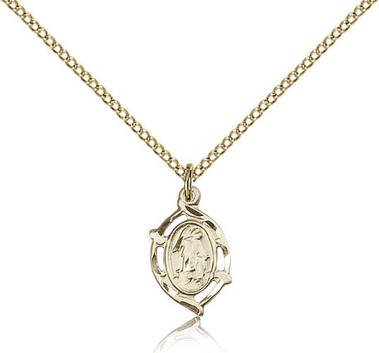 Guardian Angel Medal, Gold Filled - Gold-tone