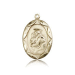 St. Anthony Medal, 14 Karat Gold - 14 KT Yellow Gold