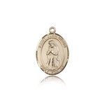 St. Juan Diego Medal, 14 Karat Gold, Medium - 14 KT Yellow Gold