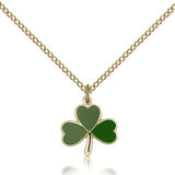Shamrock Medal, Gold Filled - Gold-tone