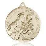 St. Anthony Medal, 14 Karat Gold - 14 KT Yellow Gold