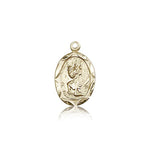 St. Christopher Medal, 14 Karat Gold - 14 KT Yellow Gold