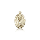 St. Christopher Medal, 14 Karat Gold - 14 KT Yellow Gold