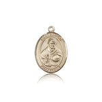 St. Albert the Great Medal, 14 Karat Gold, Medium - 14 KT Yellow Gold