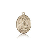 St. Albert the Great Medal, 14 Karat Gold, Medium - 14 KT Yellow Gold