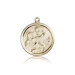 St. Joseph Medal, 14 Karat Gold - 14 KT Yellow Gold