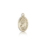 St. Christopher Medal, 14 Karat Gold - 14 KT Yellow Gold