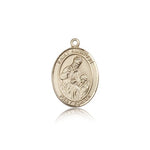 St. Ambrose Medal, 14 Karat Gold, Medium - 14 KT Yellow Gold