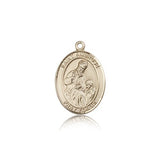 St. Ambrose Medal, 14 Karat Gold, Medium - 14 KT Yellow Gold