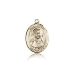 St. Louise De Marillac Medal, 14 Karat Gold, Medium - 14 KT Yellow Gold